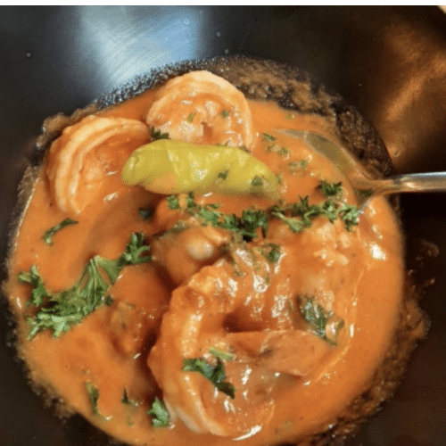 Scampi's van het huis