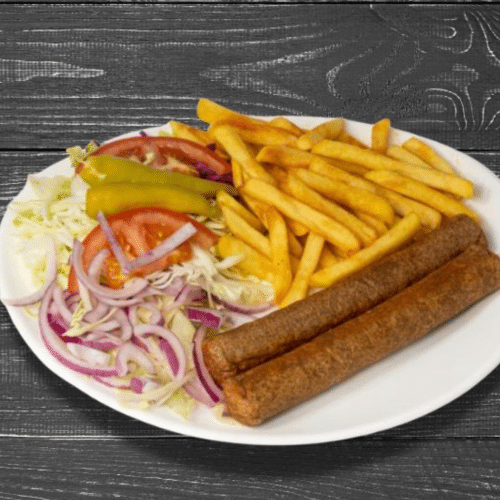 Assiette de fricadelle