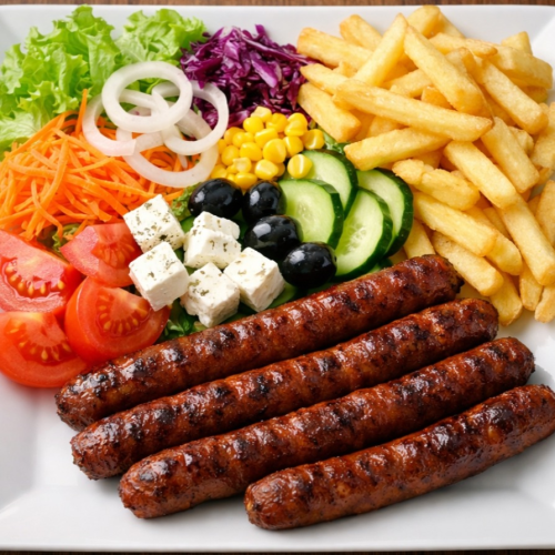 Assiette de merguez