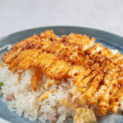 Riz sauté au poulet