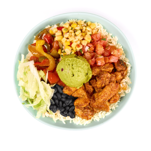 High Proteïn Bowl (850 cal, 45g protein, 100g carbs, 25g fat)