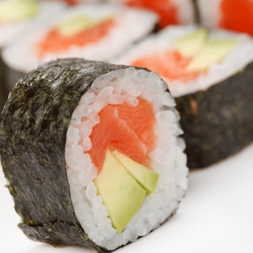Hosomaki zalm avocado
