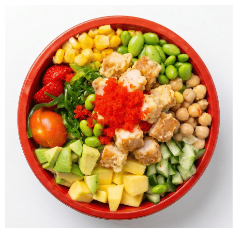 Poke bowl kip