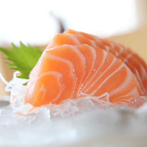 Sashimi zalm (4 stuks)