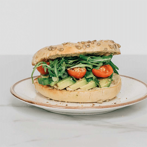 Avocado bagel
