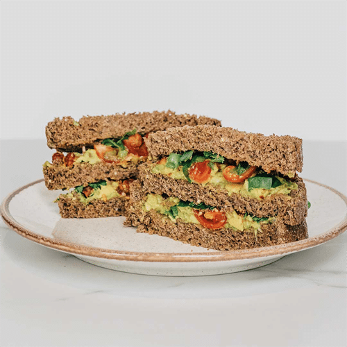 Boterham met guacamole