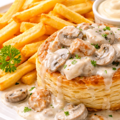 Vide vulling met friet