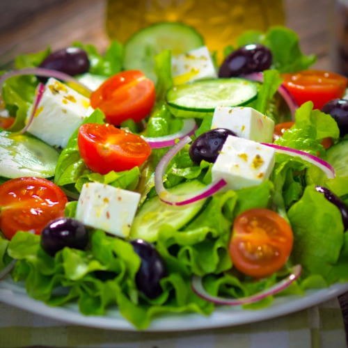 Gemengde salade met feta