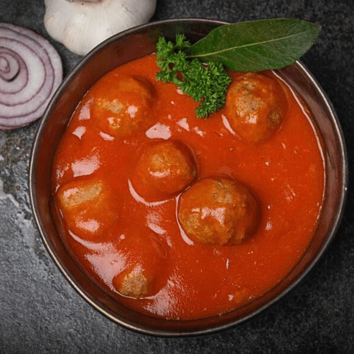 Balletjes in tomatensaus