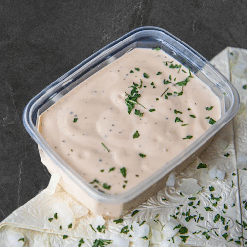 Warme creamy Pepersaus