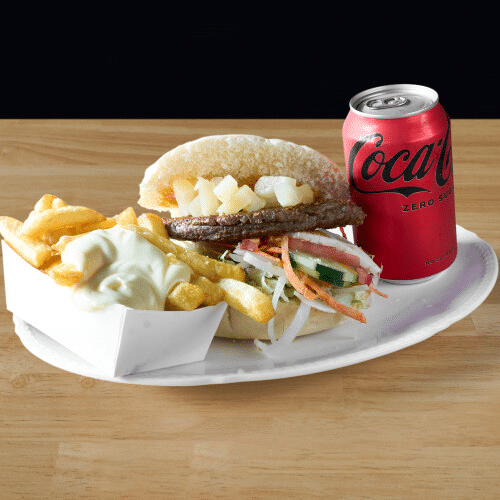 Hawaï burger menu