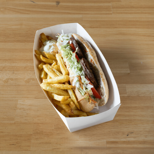 Mitraillette veggie burger