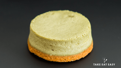 Green tea cheesecake