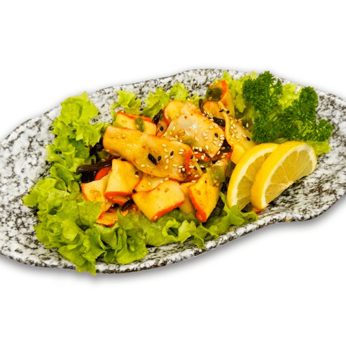 Salade de calamars et algues