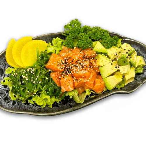 Salade de saumon mariné