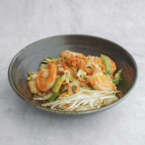 Pad thai geroosterde eend