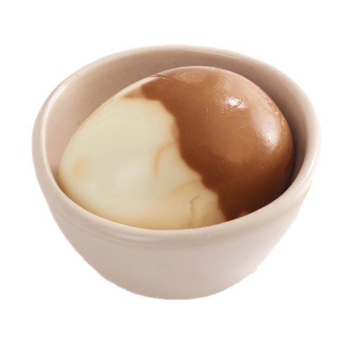 Egg marinated in tea