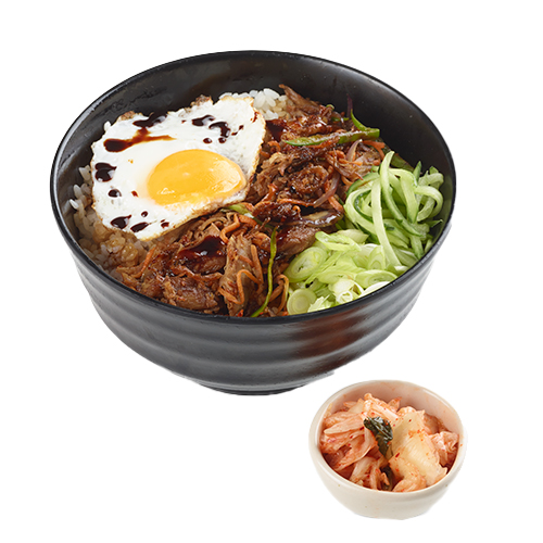 Gegrilde eend donburi