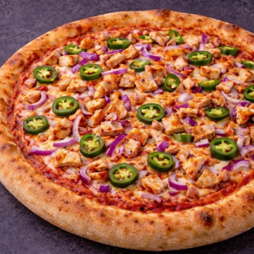 Pizza barbecue hot chicken