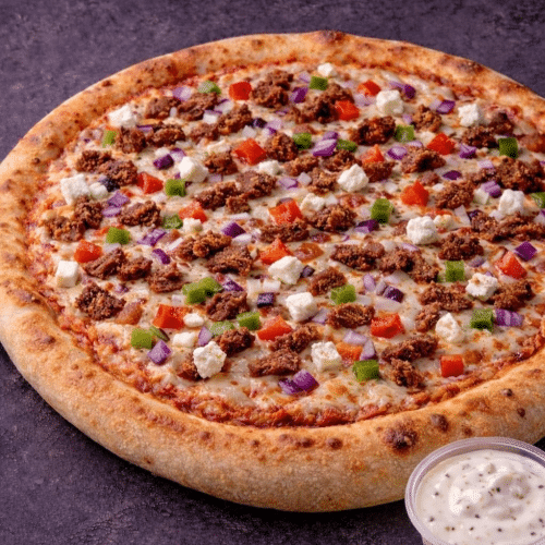 Pizza loaded D.town doner