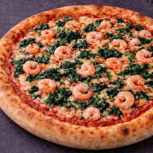 Pizza spinach