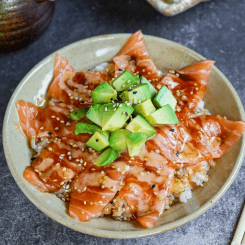 Donburi zalm