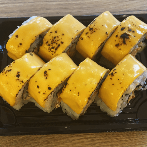 Funky maki gekookte tonijn tropicale