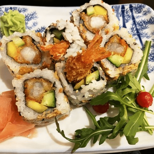 Maki scampi tempura