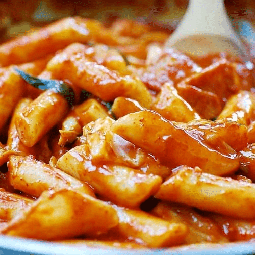 Tteokbokki (pikant)