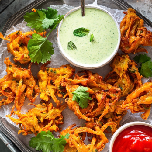 Pakora 12st with sauce