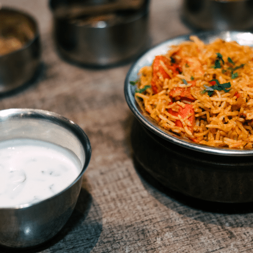 Chicken tikka biryani