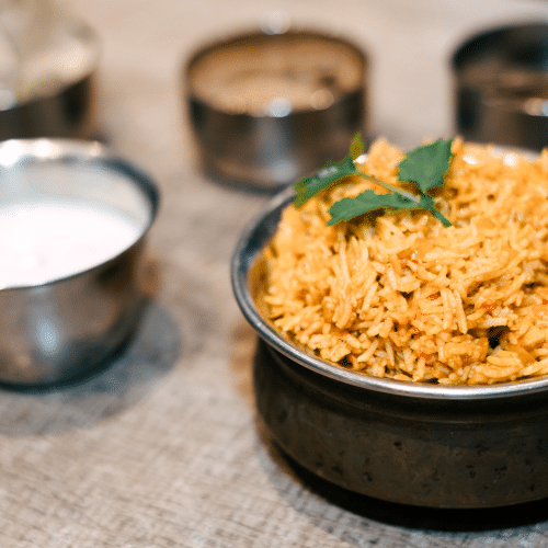 King prawn biryani