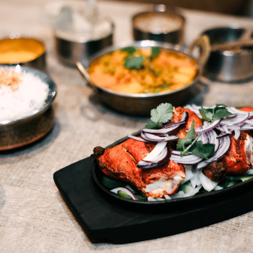 Tandoori chicken legs