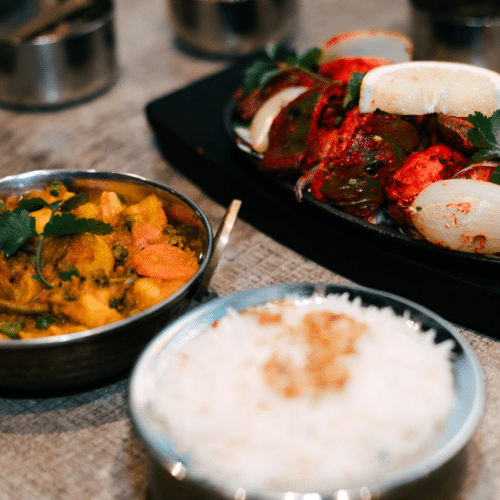 Tandoori chicken shashlik