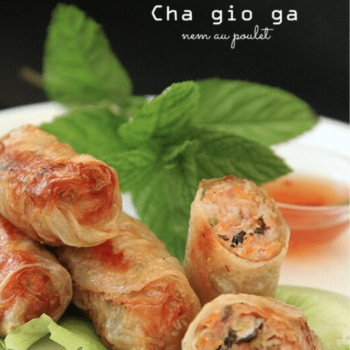 Nem au poulet ( Rouleaux de printemps )