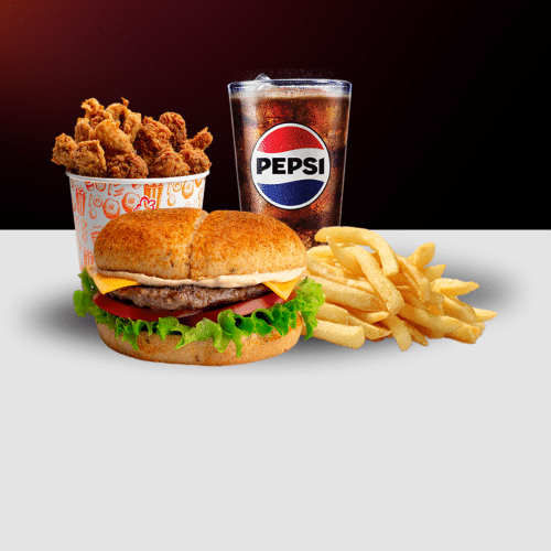 BFC meal meat burger