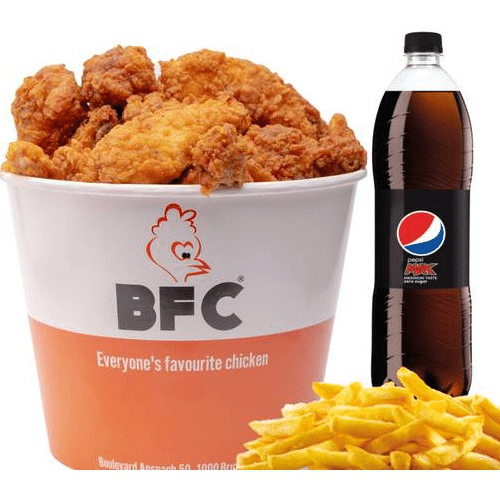 Menu family bucket