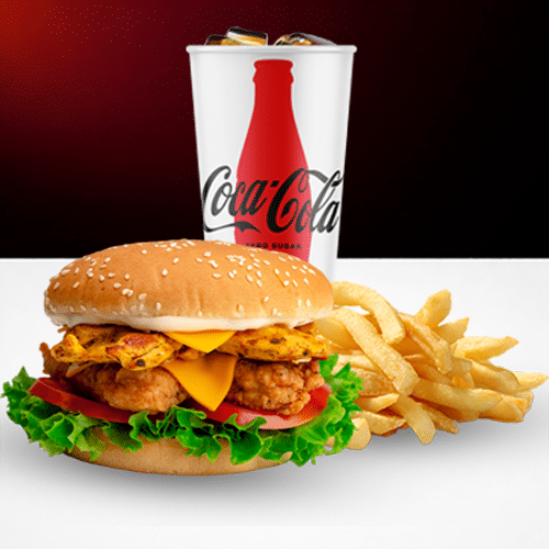 Maxi Chicken Burger Menu