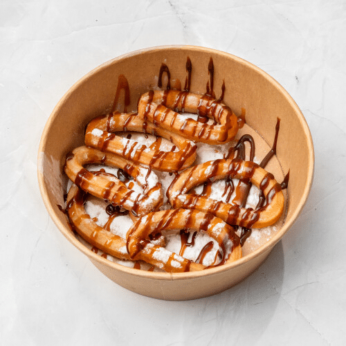 Churros avec sucre blanc (6 pièces)