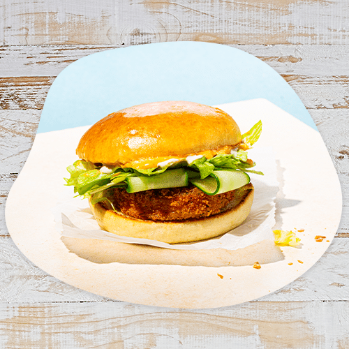 Salmon burger