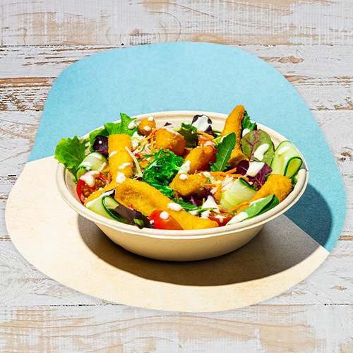 Crispy calamari salad
