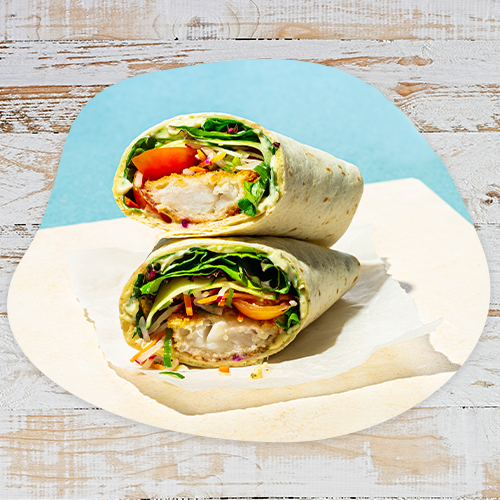 Crispy pollack wrap