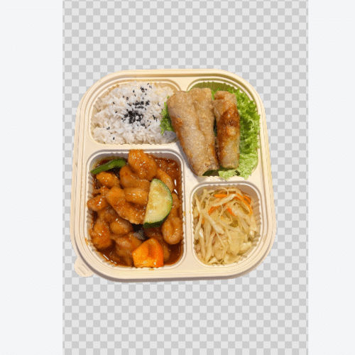Bento Poulet aigre-doux (1 personne)