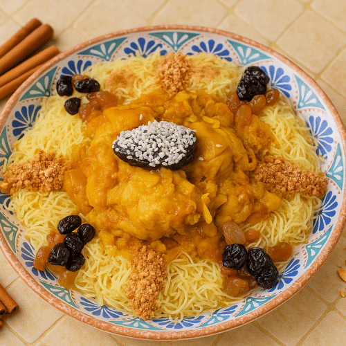 Seffa Medfouna Vermicelle (au poulet)