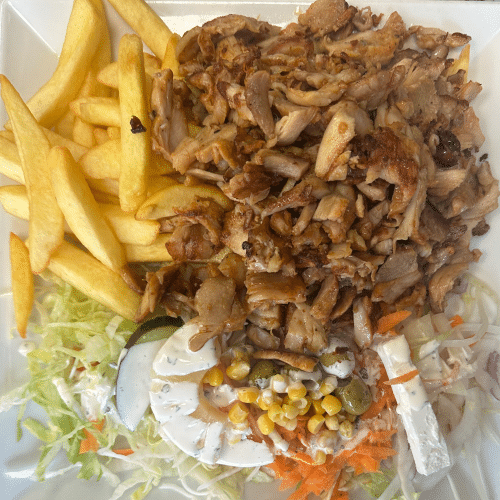 Assiette pitta poulet