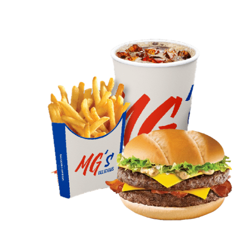 B8. Holly double bacon (menu)