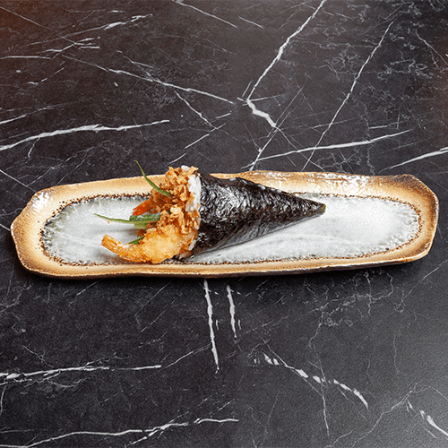 Shrimp tempura, spicy & cucumber