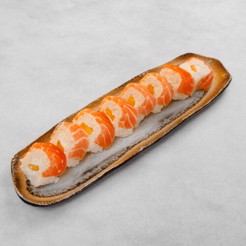 Saumon rolls cheese mangue