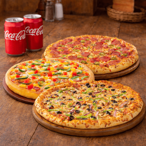 Menu 3 kleine pizza's