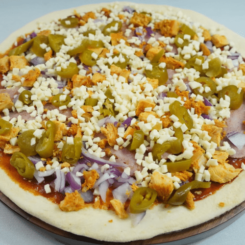 Pizza barbecue bacon